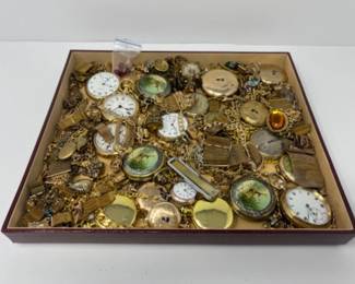 Even More Vintage Mens & Womens Pocket Watches, Fobs, & Chains