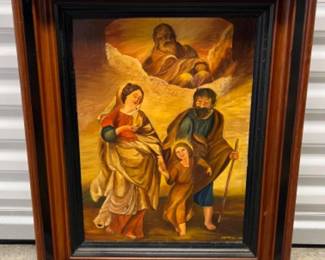1960s "Return of the Holy Family from Egypt" Replica Art