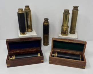 Antique, Vintage, & Modern Maritime Nautical Telescopes