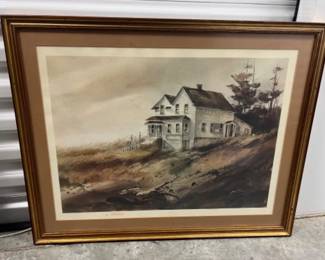 Framed John C. Ebner Art Print - 28x22