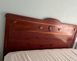 King Bed frame solid wood