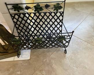 Fire wood rack or magazine rack