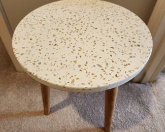 Available for purchase. T2 Terrazzo Top Round Table. Purchased at Target. 18"H x 14"W 