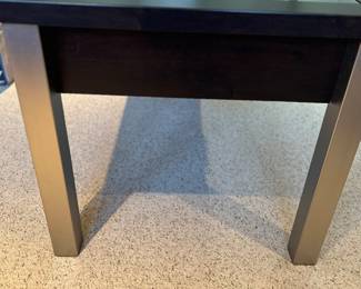 Available for Presale. D3 Glass Inlay Top Desk 59"W x 26"H x 30"D. 