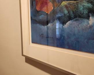 Available for Presale: A1 Original Art Mixed Media by Milbourn. 37" x 29" Purchased at Heights Gallery in Little Rock. 