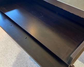 Available for Presale. D3 Glass Inlay Top Desk 59"W x 26"H x 30"D. 