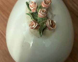 trinket box egg shape