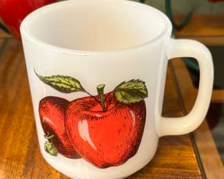 glassbake apple coffee mug