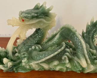 Jade carved dragon