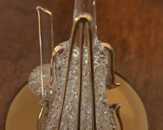 spun glass violin figure