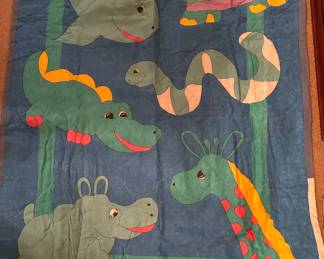 vintage baby comforter