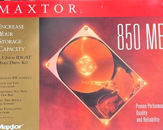 maxtor 850MB hard drive kit
