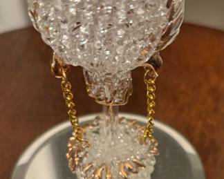 spun glass hot air balloon