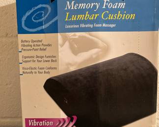 lumbar cushion vibrating NIB
