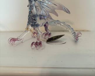 Hand blown Dragon figurine