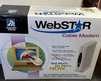 Webstar cable modem