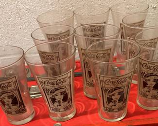 vintage coca cola glasses