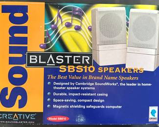 Sound blaster SBS10 speakers