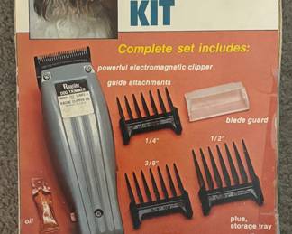 vintage dog grooming kit