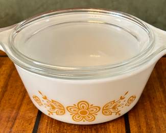 butterfly gold pyrex