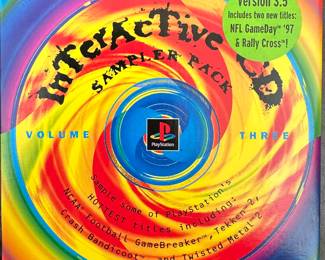 PS1 interactive cd sampler pack volume 3