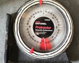 Sears Craftsman protractor 