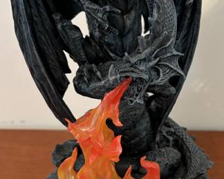 Fire Breathing Dragon Sculpture