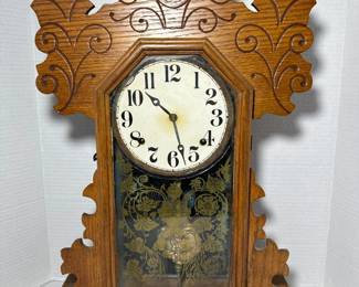 Gingerbread mantle clock