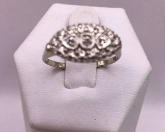 Vintage diamond dinner ring