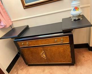 71A Century Raymond Sobota Chin Hua Rolling Bar Cabinet Detailmin