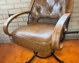 71A MCM Rolling Dining Armchairmin