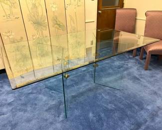 71 MCM Glass Dining Table min