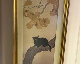 71A Shunso Hishida Black Cat Printmin
