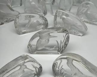 71A Wedgwood Danbury Mint Crystal Bird Selectionmin