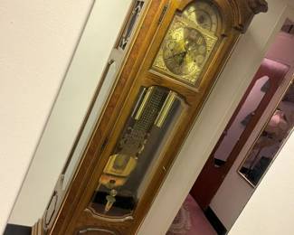 71A Vintage Howard Miller Grandfather Clock min