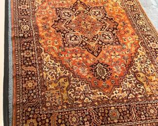 71A Vintage Sears Wool 5 X 8 Carpetmin