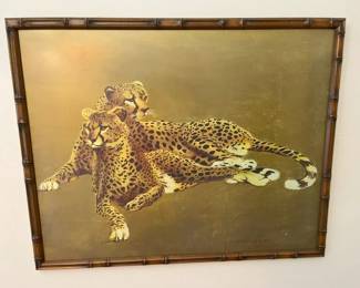 71A Longenecker Pair Of Cheetahs Printmin