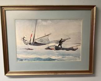 71 Homer Stowing The Sail Printmin