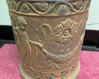 71 XL Cast Stone Cherub Floor Plantermin