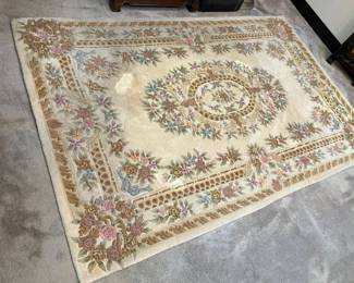 71A Acrylic 5 X 8 Ivory Area Rugmin