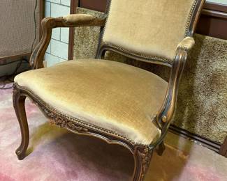 71A Chateau DAx Velour Dining Armchair X4min