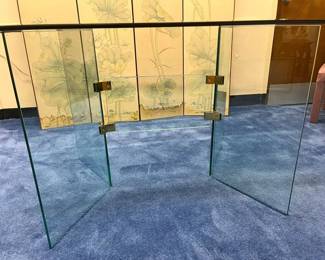 71 MCM Glass Dining Table Base Detailmin