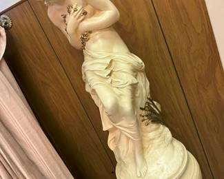 71A Plaster Barcaglia Nude Goddess Large Statuemin