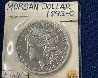 1892 O UNC MORGAN SILVER DOLLAR