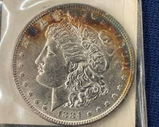 1884 MORGAN W/ TONE