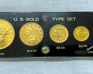 US GOLD TYPE SET