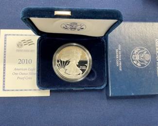 1OZ. SILVER 2010 AMERICAN EAGLE COIN