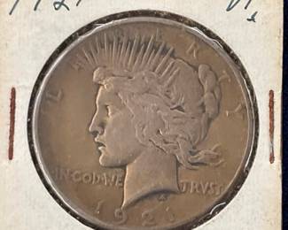 RARE DATE 1921 PEACE SILVER DOLLAR