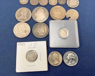 SEATED DIMES/FRANKLINS/QUARTERS/ETC.