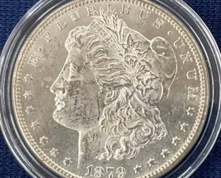 UNC 1879 MORGAN SILVER DOLLAR